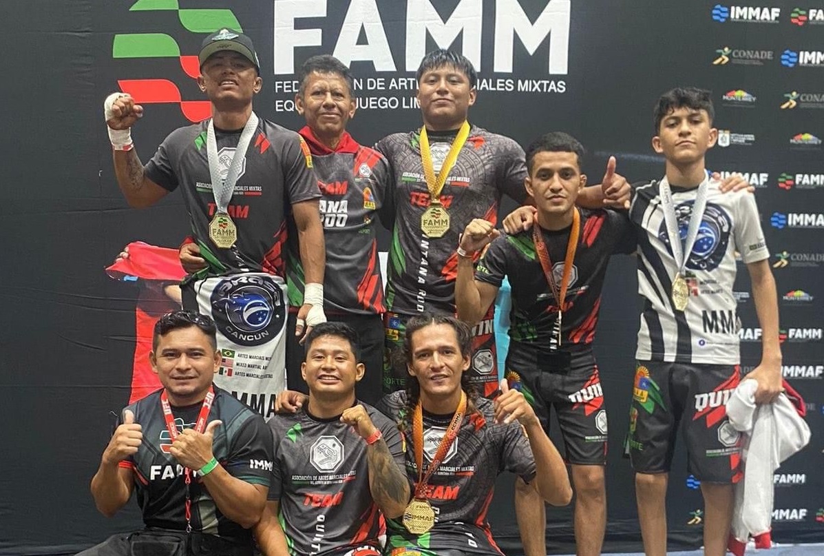 Quintana Roo cosecha 12 medallas en el Campeonato Nacional de MMA