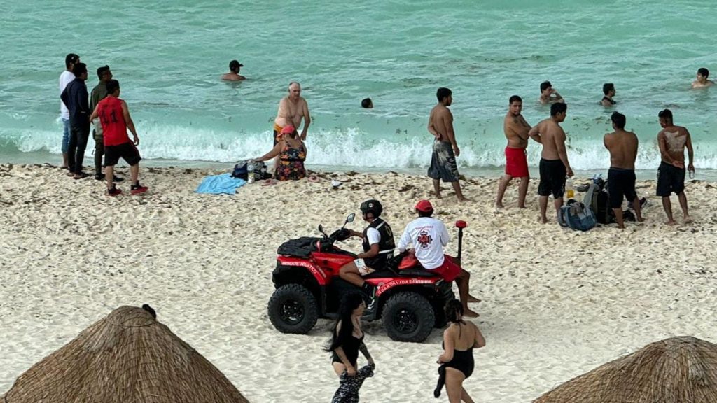 Seguridad en las playas de Cancún se mantiene al 90% durante las  vacaciones, a pesar de varios incidentes delictivos